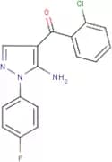 [5-Amino-1-(4-fluorophenyl)-1H-pyrazol-4-yl](2-chlorophenyl)methanone