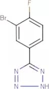 5-(3-Bromo-4-fluorophenyl)-2H-tetrazole