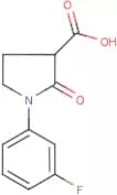 1-(3-Fluorophenyl)-2-oxopyrrolidine-3-carboxylic acid