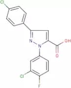 1-(3-Chloro-4-fluorophenyl)-3-(4-chlorophenyl)-1H-pyrazole-5-carboxylic acid