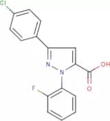 3-(4-Chlorophenyl)-1-(2-fluorophenyl)-1H-pyrazole-5-carboxylic acid