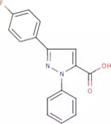 3-(4-Fluorophenyl)-1-phenyl-1H-pyrazole-5-carboxylic acid