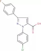 1-(4-Chlorophenyl)-3-(4-fluorophenyl)-1H-pyrazole-5-carboxylic acid