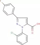 1-(2-Chlorophenyl)-3-(4-fluorophenyl)-1H-pyrazole-5-carboxylic acid