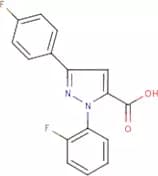 1-(2-Fluorophenyl)-3-(4-fluorophenyl)-1H-pyrazole-5-carboxylic acid