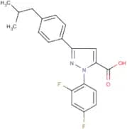 1-(2,4-Difluorophenyl)-3-(4-isobutylphenyl)-1H-pyrazole-5-carboxylic acid