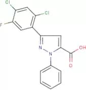 3-(2,4-Dichloro-5-fluorophenyl)-1-phenyl-1H-pyrazole-5-carboxylic acid