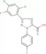 3-(2,4-Dichloro-5-fluorophenyl)-1-(4-fluorophenyl)-1H-pyrazole-5-carboxylic acid
