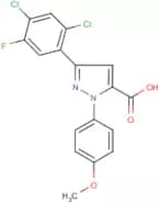 3-(2,4-Dichloro-5-fluorophenyl)-1-(4-methoxyphenyl)-1H-pyrazole-5-carboxylic acid