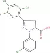 3-(2,4-Dichloro-5-fluorophenyl)-1-(3-chlorophenyl)-1H-pyrazole-5-carboxylic acid