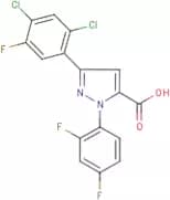 3-(2,4-Dichloro-5-fluorophenyl)-1-(2,4-difluorophenyl)-1H-pyrazole-5-carboxylic acid
