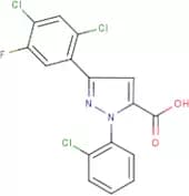 3-(2,4-Dichloro-5-fluorophenyl)-1-(2-chlorophenyl)-1H-pyrazole-5-carboxylic acid