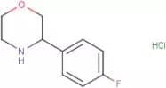 3-(4-Fluorophenyl)morpholine hydrochloride