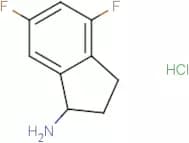 4,6-Difluoro-2,3-dihydro-1H-inden-1-amine hydrochloride