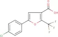 5-(4-Chlorophenyl)-2-(trifluoromethyl)-3-furoic acid