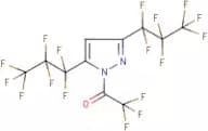 3,5-Bis(heptafluoropropyl)-1-(trifluoroacetyl)pyrazole