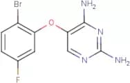 5-(2-Bromo-5-fluorophenoxy)pyrimidine-2,4-diamine
