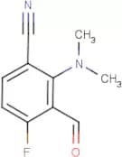2-(Dimethylamino)-4-fluoro-3-formylbenzonitrile