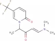 1-[(4E)-5-(Dimethylamino)-3-oxopent-4-en-2-yl]-5-(trifluoromethyl)-1,2-dihydropyridin-2-one