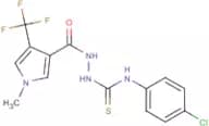 N-(4-Chlorophenyl)-2-{[1-methyl-4-(trifluoromethyl)-1H-pyrrol-3-yl]carbonyl}hydrazinecarbothioamide