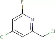 4-chloro-2-(chloromethyl)-6-fluoropyridine