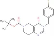 tert-Butyl 3-[(4-fluorophenyl)methyl]-4-oxo-3H,4H,5H,6H,7H,8H-pyrido[4,3-d]pyrimidine-6-carboxylate