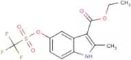Ethyl 2-methyl-5-(((trifluoromethyl)-sulfonyl)-oxy)-1H-indole-3-carboxylate
