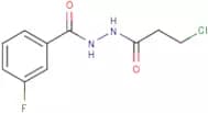 N'-(3-Chloropropanoyl)-3-fluorobenzohydrazide