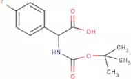 4-Fluorophenylglycine-N-Boc protected