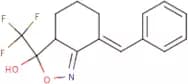 (7E)-7-Benzylidene-3,3a,4,5,6,7-hexahydro-3-hydroxy-3-(trifluoromethyl)-2,1-benzisoxazole