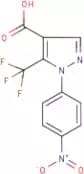 1-(4-Nitrophenyl)-5-(trifluoromethyl)pyrazole-4-carboxylic acid