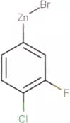 4-Chloro-3-fluorophenylzinc bromide
