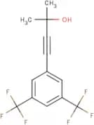 1-[3,5-Bis(trifluoromethyl)phenyl]-3-methylbut-1-yn-3-ol