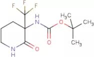 tert-Butyl 2-oxo-3-(trifluoromethyl)piperidin-3-ylcarbamate