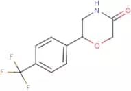 6-[4-(Trifluoromethyl)phenyl]morpholin-3-one