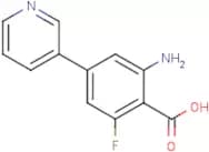 2-Amino-6-fluoro-4-(pyridin-3-yl)benzoic acid