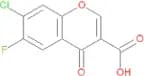 7-Chloro-6-fluoro-4-oxo-4H-chromene-3-carboxylic acid