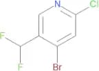 4-Bromo-2-chloro-5-(difluoromethyl)pyridine