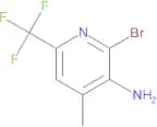 2-Bromo-4-methyl-6-(trifluoromethyl)pyridin-3-amine