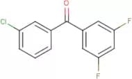 3-Chloro-3',5'-difluorobenzophenone