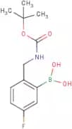 2-(Aminomethyl)-5-fluorobenzeneboronic acid, N-BOC protected