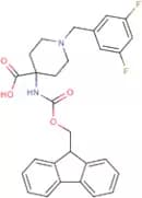 1-[(3,5-Difluorophenyl)methyl]-4-({[(9H-fluoren-9-yl)methoxy]carbonyl}amino)piperidine-4-carboxyli…