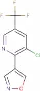 3-Chloro-2-(1,2-oxazol-4-yl)-5-(trifluoromethyl)pyridine