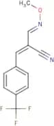 (2Z)-2-[(1E)-(Methoxyimino)methyl]-3-[4-(trifluoromethyl)phenyl]prop-2-enenitrile