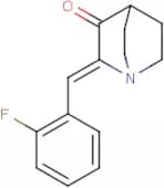 (2Z)-2-[(2-Fluorophenyl)methylidene]-1-azabicyclo[2.2.2]octan-3-one