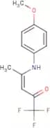 (3Z)-1,1,1-Trifluoro-4-[(4-methoxyphenyl)amino]pent-3-en-2-one