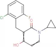 3-[(2-Chloro-6-fluorophenyl)methyl]-1-cyclopropyl-4-hydroxy-1,2-dihydropyridin-2-one