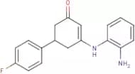 3-[(2-Aminophenyl)amino]-5-(4-fluorophenyl)cyclohex-2-en-1-one