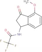 2,2,2-Trifluoro-N-(4-methoxy-3-oxo-2,3-dihydro-1H-inden-1-yl)acetamide
