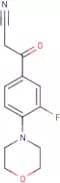 3-[3-Fluoro-4-(morpholin-4-yl)phenyl]-3-oxopropanenitrile